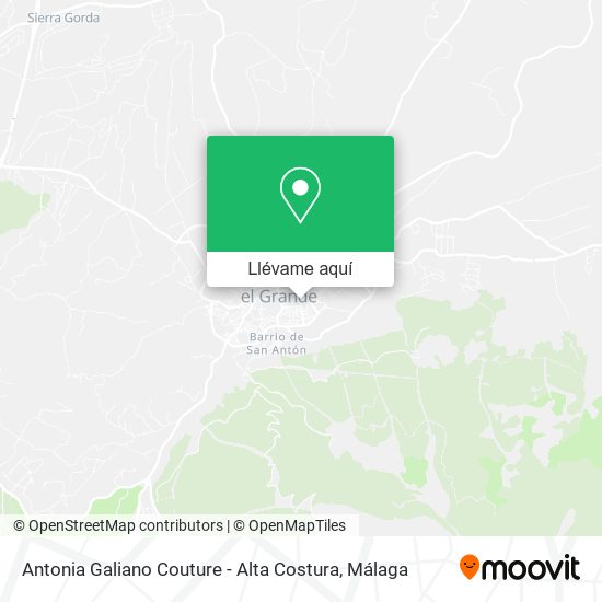 Mapa Antonia Galiano Couture - Alta Costura