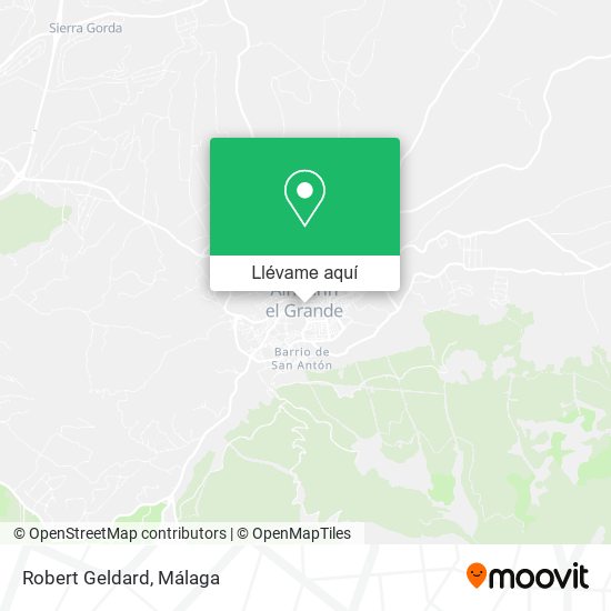 Mapa Robert Geldard