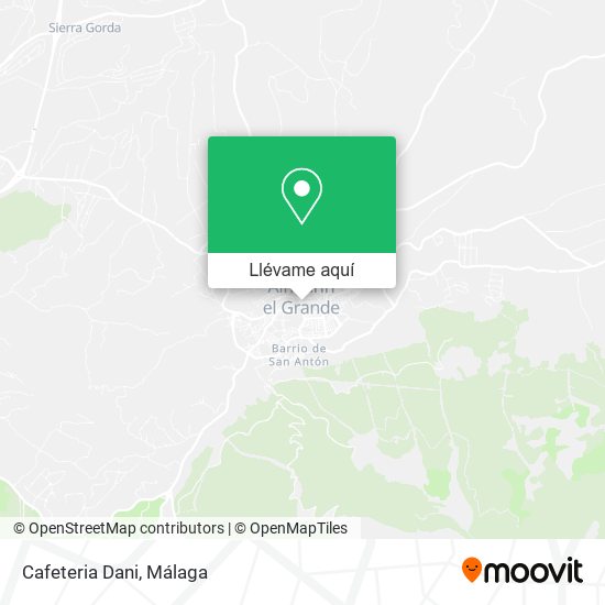 Mapa Cafeteria Dani
