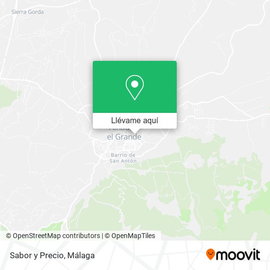 Mapa Sabor y Precio