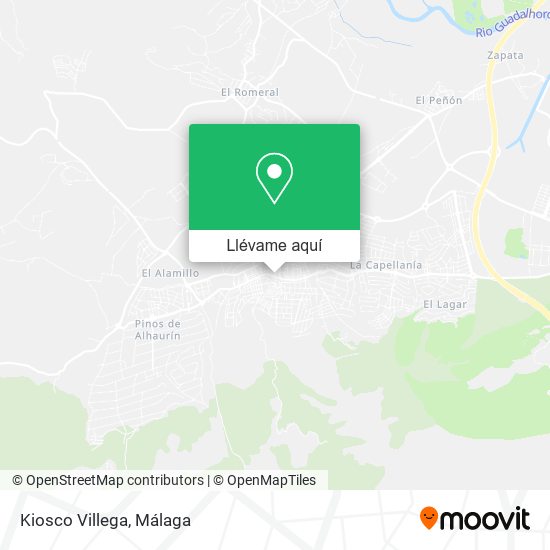 Mapa Kiosco Villega
