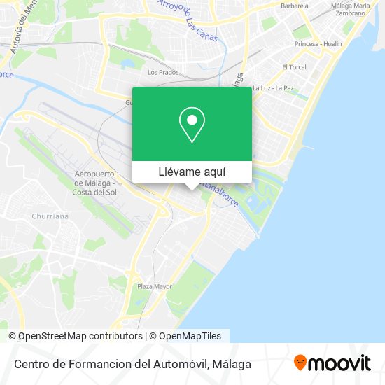 Mapa Centro de Formancion del Automóvil
