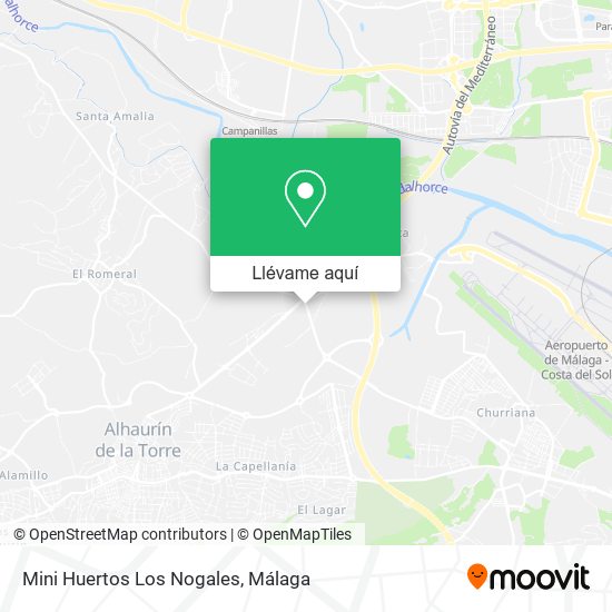 Mapa Mini Huertos Los Nogales