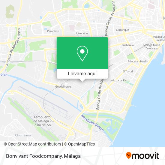 Mapa Bonvivant Foodcompany