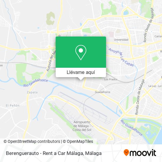 Mapa Berenguerauto - Rent a Car Málaga