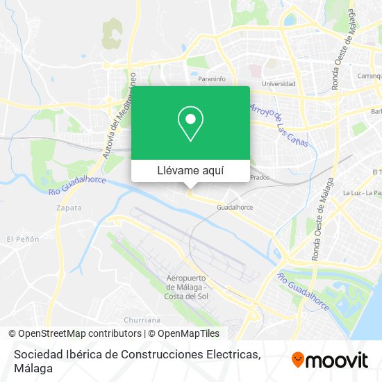 Mapa Sociedad Ibérica de Construcciones Electricas