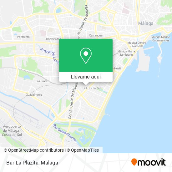 Mapa Bar La Plazita