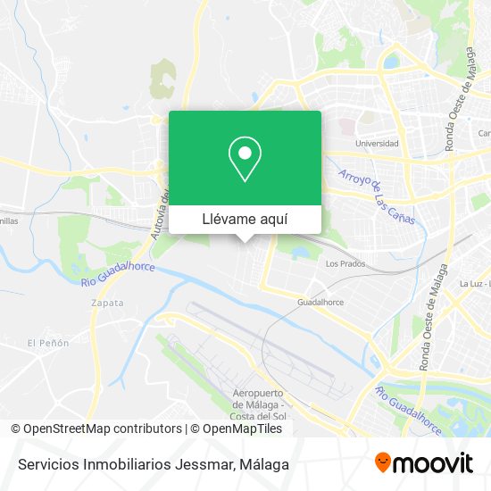 Mapa Servicios Inmobiliarios Jessmar