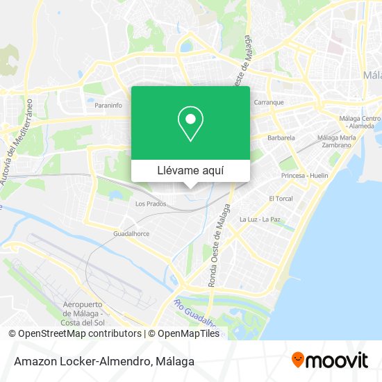 Mapa Amazon Locker-Almendro