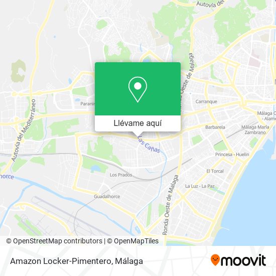 Mapa Amazon Locker-Pimentero