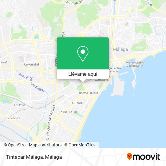Mapa Tintacar Málaga