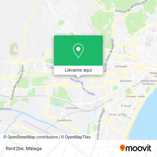 Mapa Rent2be