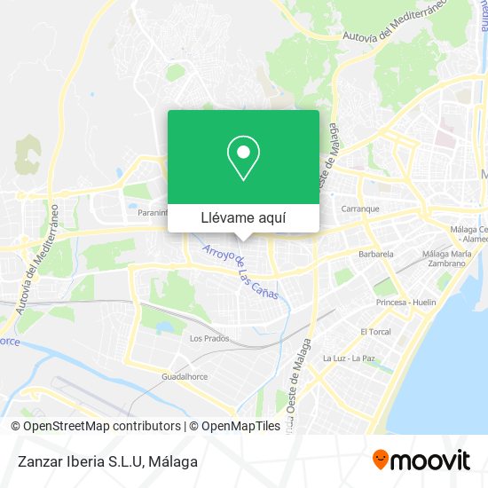 Mapa Zanzar Iberia S.L.U