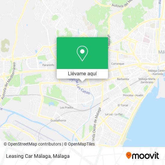 Mapa Leasing Car Málaga