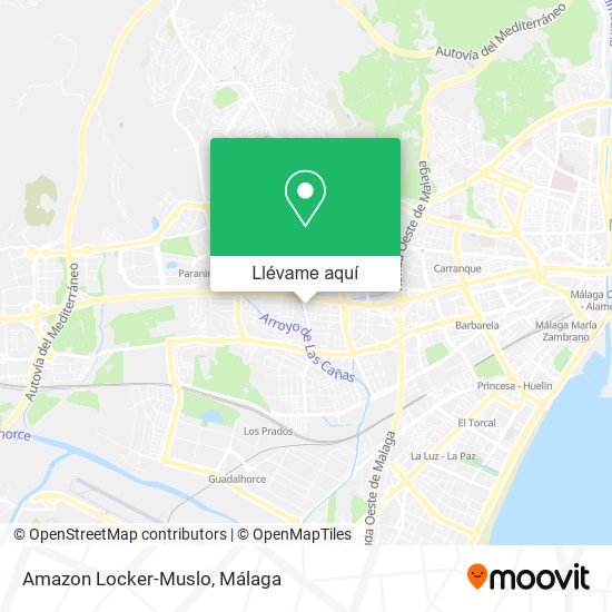 Mapa Amazon Locker-Muslo