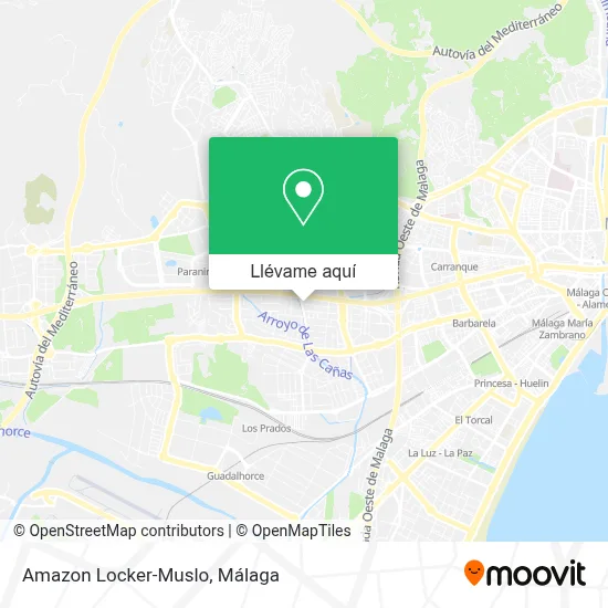 Mapa Amazon Locker-Muslo