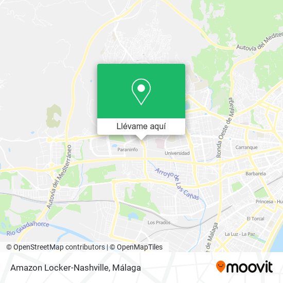 Mapa Amazon Locker-Nashville