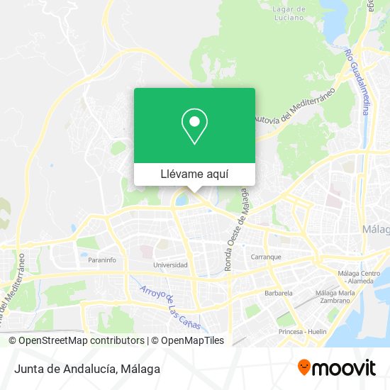 Mapa Junta de Andalucía