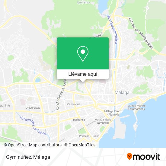 Mapa Gym núñez