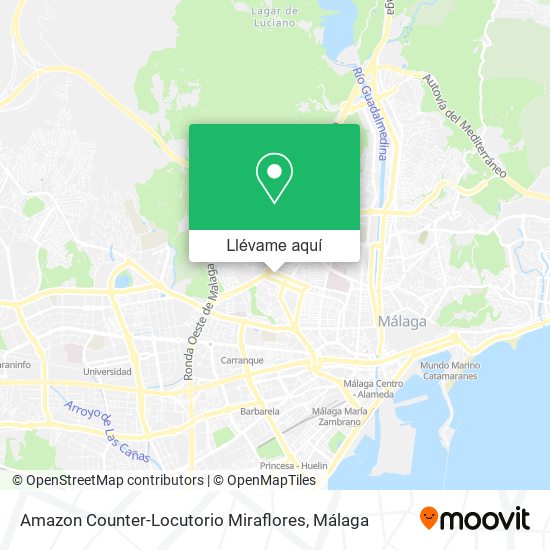 Mapa Amazon Counter-Locutorio Miraflores