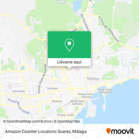 Mapa Amazon Counter-Locutorio Suarez