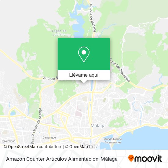 Mapa Amazon Counter-Articulos Alimentacion
