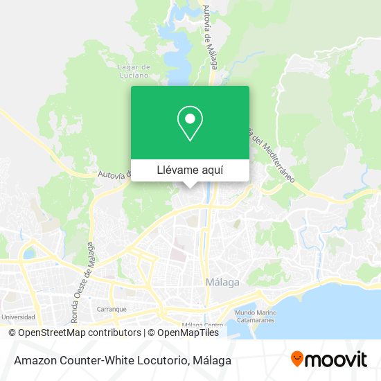 Mapa Amazon Counter-White Locutorio