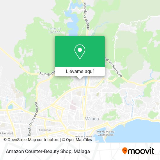 Mapa Amazon Counter-Beauty Shop