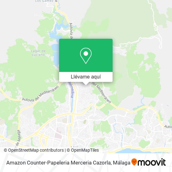 Mapa Amazon Counter-Papeleria Merceria Cazorla