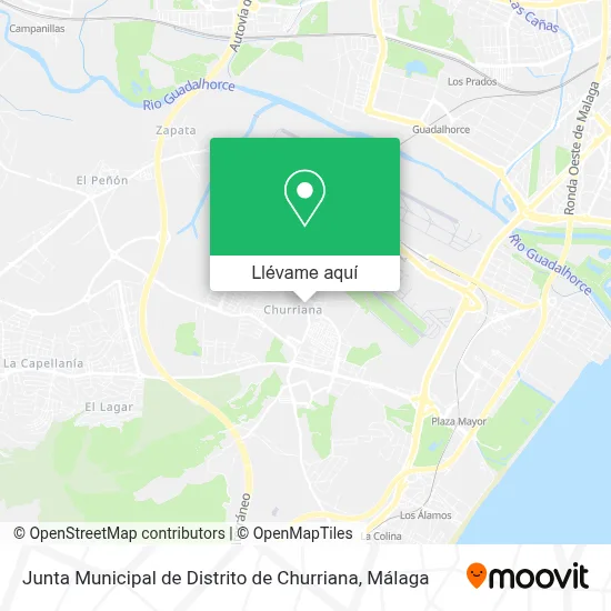 Mapa Junta Municipal de Distrito de Churriana