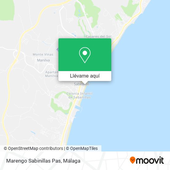 Mapa Marengo Sabinillas Pas