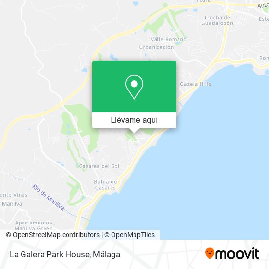 Mapa La Galera Park House