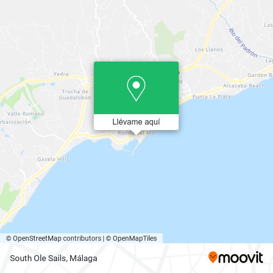 Mapa South Ole Sails