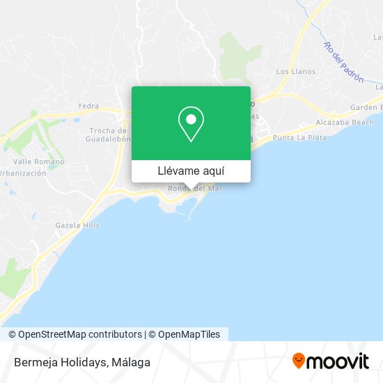 Mapa Bermeja Holidays