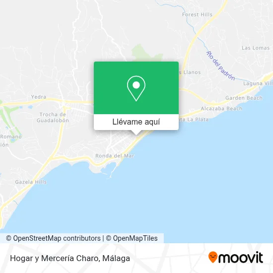 Mapa Hogar y Mercería Charo