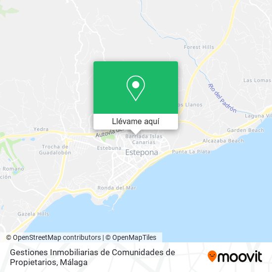 Mapa Gestiones Inmobiliarias de Comunidades de Propietarios