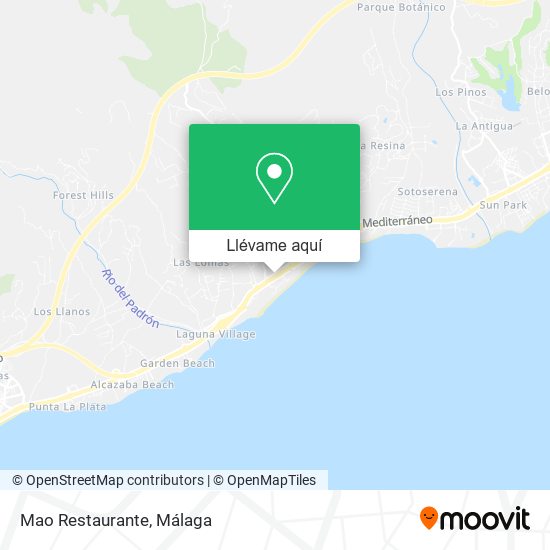 Mapa Mao Restaurante