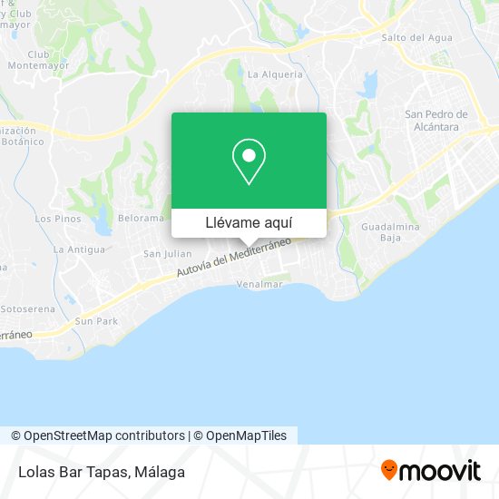 Mapa Lolas Bar Tapas
