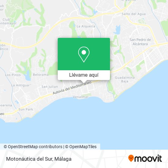 Mapa Motonáutica del Sur