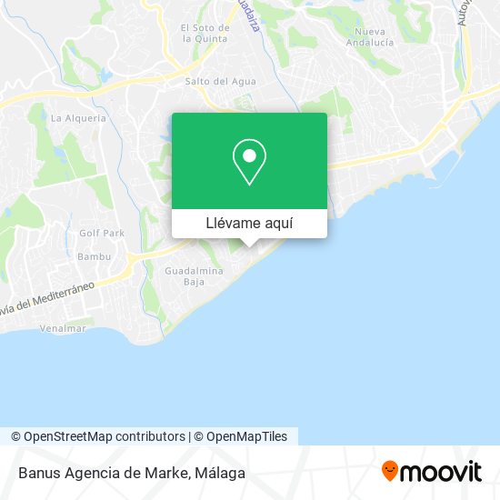 Mapa Banus Agencia de Marke