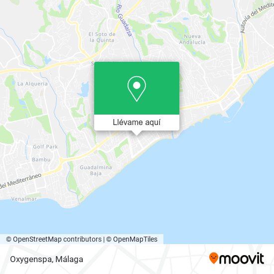 Mapa Oxygenspa