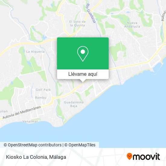 Mapa Kiosko La Colonia