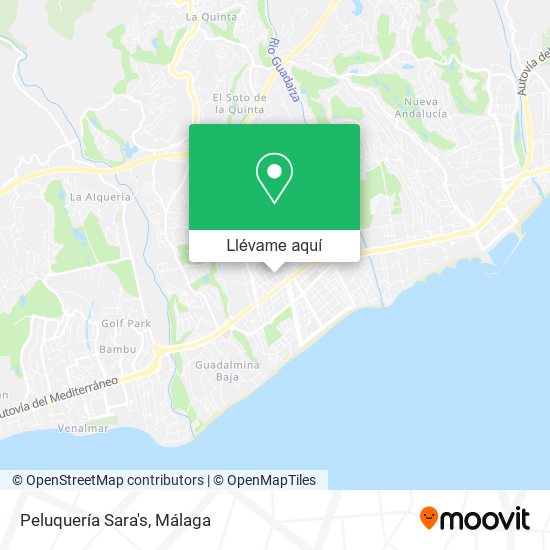 Mapa Peluquería Sara's