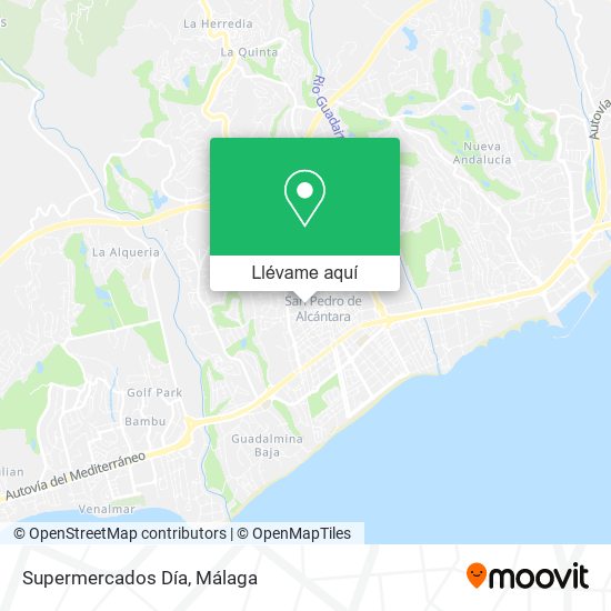 Mapa Supermercados Día