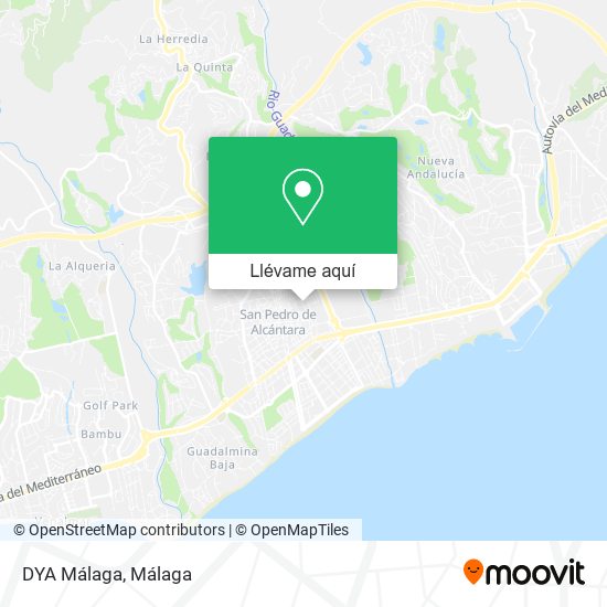 Mapa DYA Málaga