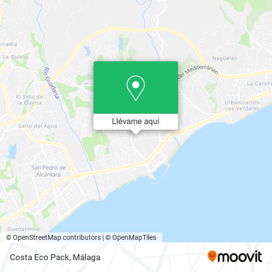 Mapa Costa Eco Pack