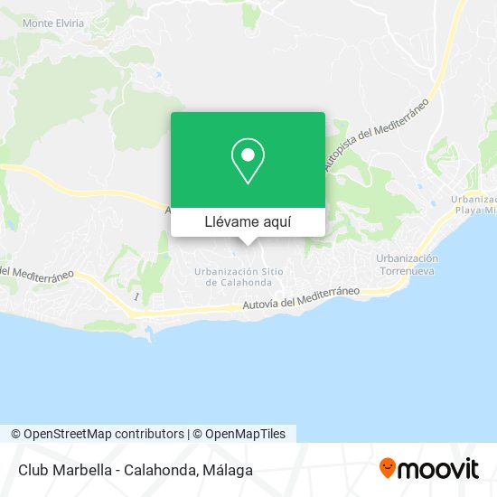 Mapa Club Marbella - Calahonda