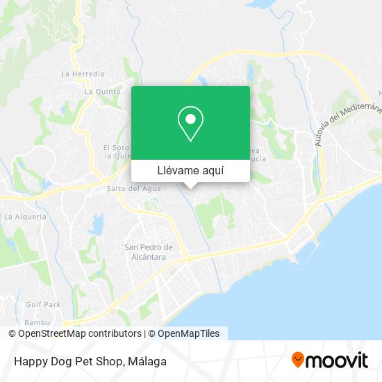 Mapa Happy Dog Pet Shop