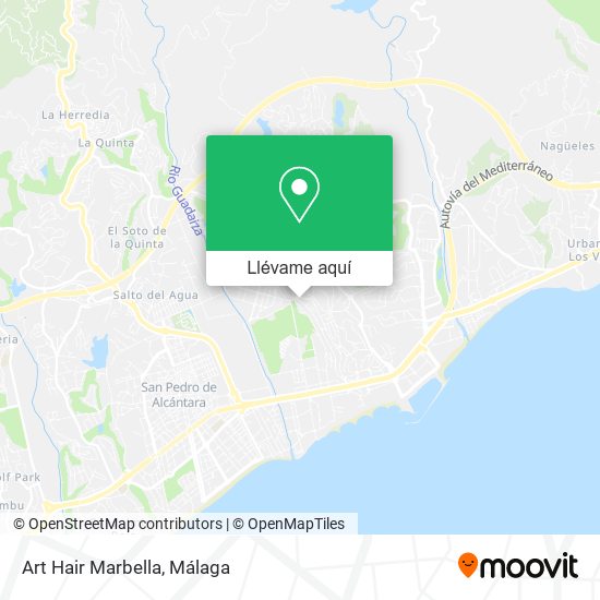 Mapa Art Hair Marbella
