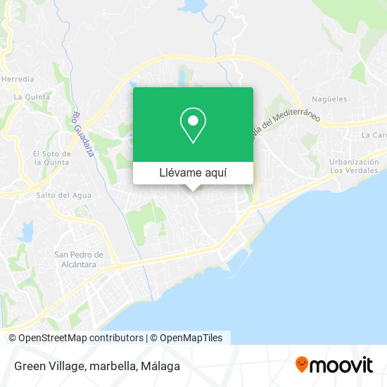 Mapa Green Village, marbella